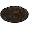 Ekena Millwork Marseille Ceiling Medallion (Fits Canopies up to 7 3/8"), Hand-Painted Bronze, 21"OD x 2"P CM21MABZS - alternate 4